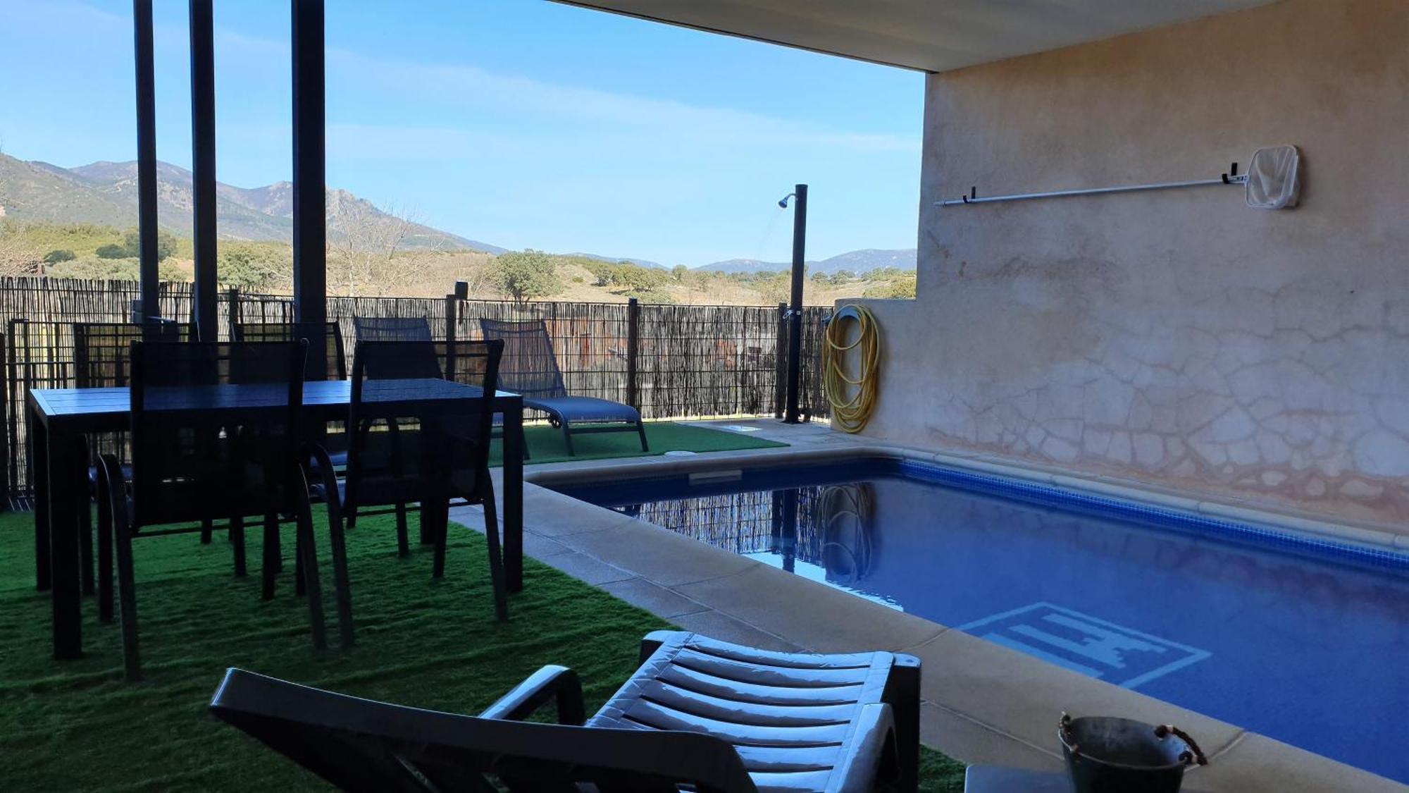 Casa Con Piscina En Parque Nacional De Cabaneros Navas de Estena Exteriér fotografie